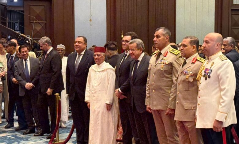 السفارة المغربية بالقاهرة تحتفل باليوم الوطنى