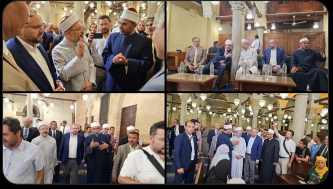 خلال زيارته للجامع الأزهر رئيس الشؤون الدينية التركي : الأزهر يحظى بمكانة مرموقة في تركيا خلال زيارته للجامع الأزهر رئيس الشؤون الدينية التركي : الأزهر يحظى بمكانة مرموقة في تركيا