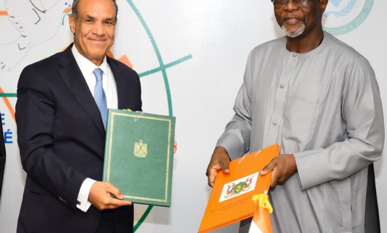 مشاورات سياسية بين وزيرى خارجية مصر والنيجر في نيامي مشاورات سياسية بين وزيرى خارجية مصر والنيجر في نيامي