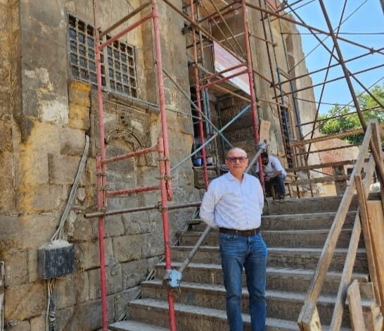 سفير تركيا يزور زاوية الجلشنية في مصر القديمه