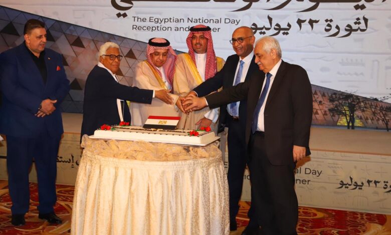 في الاحتفال باليوم الوطني المصري في جدة.. حضور رسمي وشعبي سعودي كبير