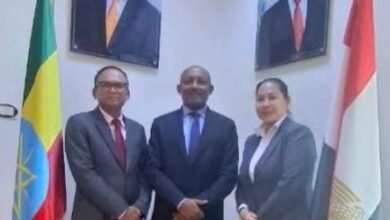 سفير كمبوديا ولقاء مع اثيوبيا قبل السفر لمزيد من التواصل وتعزيز التعاون المشترك