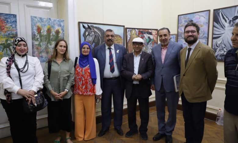 ابداع مصري في حب روسيا