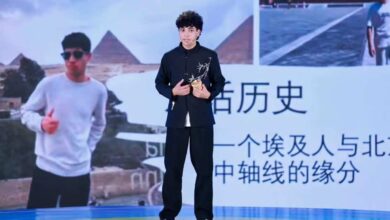 مروان مازن.. شاب مصري يكتب اسمه في سجل الإبداع العالمي بالصينية