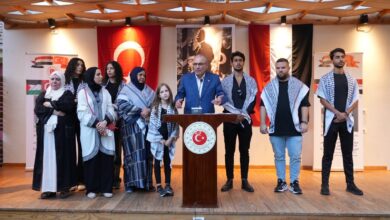 العائلات الفلسطينية والمصرية تلتقي في القاهرة في فعالية التضامن التركية