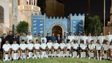 السفير العراقي يلتقي بأعضاء الهيئة الإدارية ولاعبي نادي الزوراء