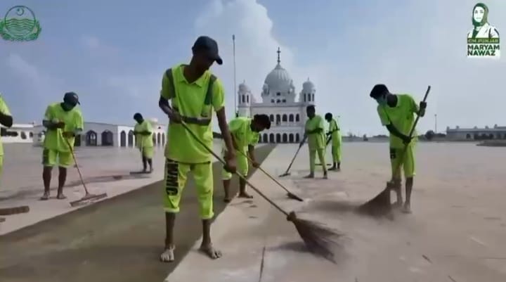 تم تطهير مجمع كارتاربور جوردوارا من مياه الفيضانات بموجب أوامر من رئيسة وزراء البنجاب بالترميم السريع