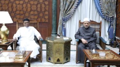 شيخ_الأزهر يستقبل رئيس جامعة الملك فيصل بتشاد لبحث سُبُل تعزيز دعم الأزهر للشعب التشادي