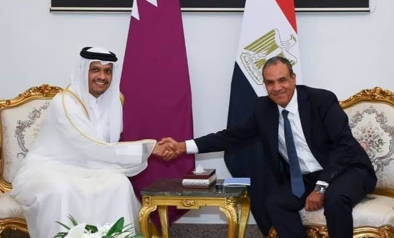 انعقاد أعمال الدورة السادسة للجنة العليا المصرية القطرية المشتركة بمدينة العلمين