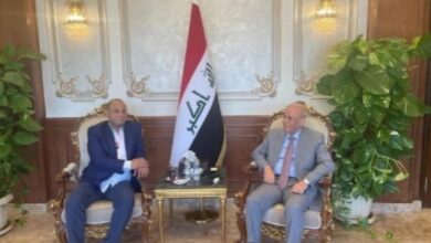 السفير العراقي يستقبل رئيس اتحاد الفنانين العرب