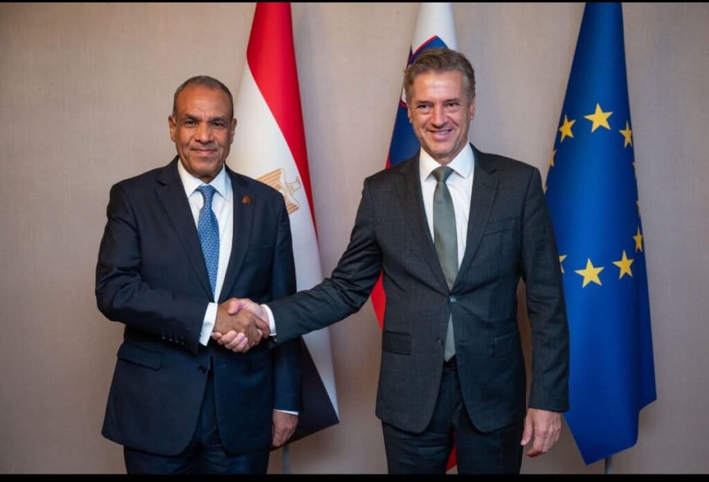 وزير الخارجية يلتقي رئيس وزراء سلوفينيا لبحث سبل تعزيز التعاون الثنائي وزير الخارجية يلتقي رئيس وزراء سلوفينيا لبحث سبل تعزيز التعاون الثنائي