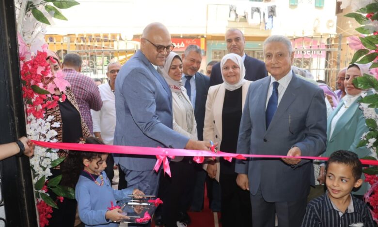 محافظ القليوبية والسفير رضا الطايفي يفتتحان مكتبة مصر العامة بشبين القناطر