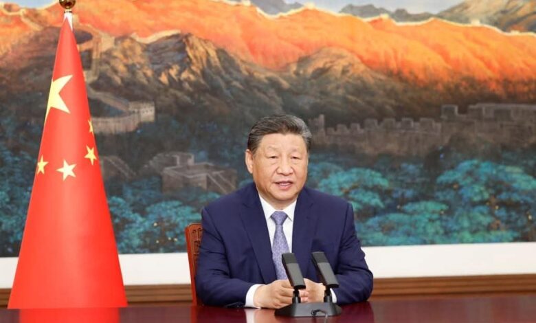 شي جينبينغ يلقي كلمة افتراضية في مؤتمر قمة المناخ للأمم المتحدة
