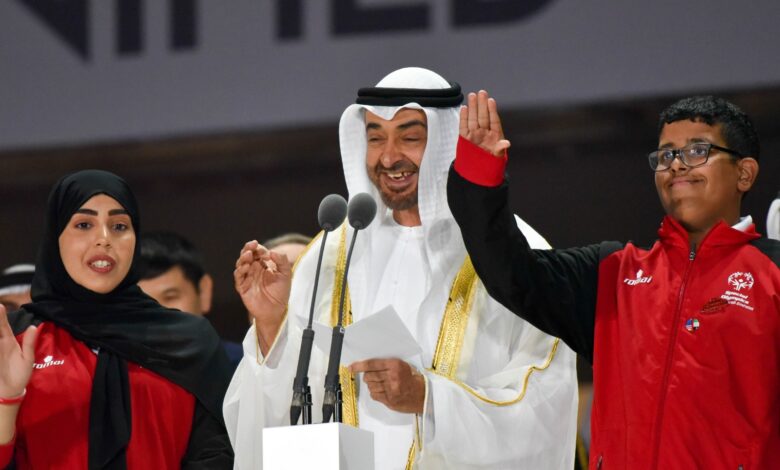 “مؤسسة محمد بن زايد للأثر الإنساني” تتعهد بتقديم 11 مليون دولار لدعم الأولمبياد الخاص الدولي “مؤسسة محمد بن زايد للأثر الإنساني” تتعهد بتقديم 11 مليون دولار لدعم الأولمبياد الخاص الدولي