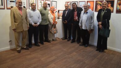 ” … وفرحت مصر”.. معرض متميز للكاريكاتير واجواء تستعيد التاريخ احتفاءً بانتصارات أكتوبر