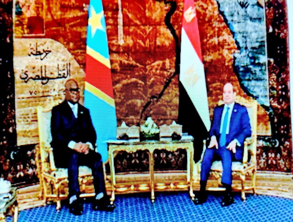 الرئيس السيسي يرحب بشقيقه رئيس الكونغو الديمقراطية… كل الدعم للكونغو الشقيقة للحفاظ على سلامة ووحدة أراضيها