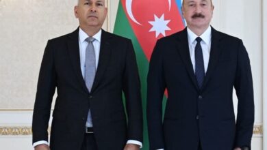 السفير المصري في أذربيجان يقدم أوراق اعتماده إلى رئيس أذربيجان