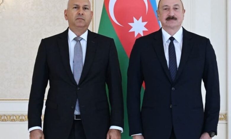 السفير المصري في أذربيجان يقدم أوراق اعتماده إلى رئيس أذربيجان