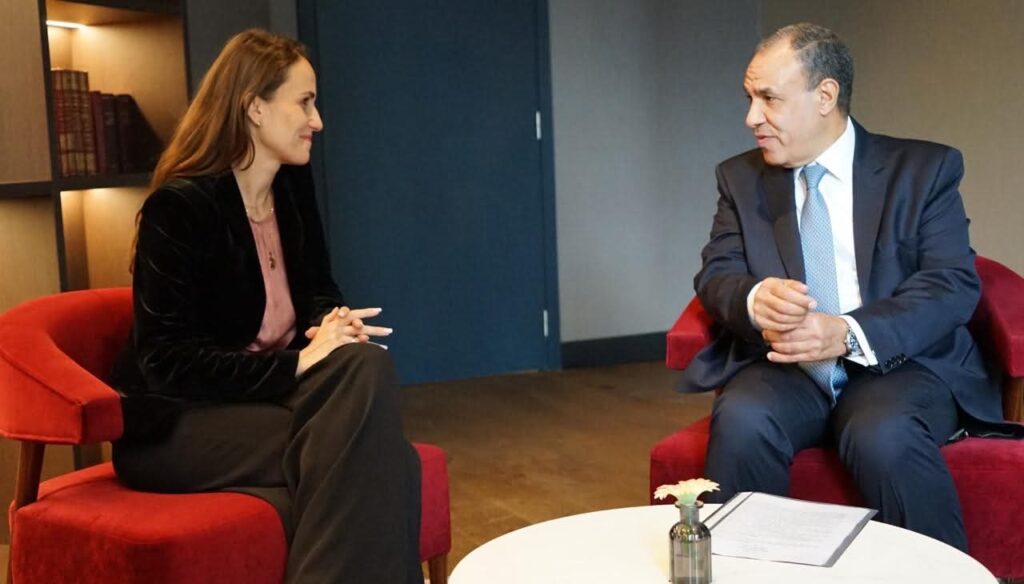 وزير الخارجية يلتقي نظيرته الرومانية على هامش قمة مصر والاتحاد الأوروبي في بروكسل وزير الخارجية يلتقي نظيرته الرومانية على هامش قمة مصر والاتحاد الأوروبي في بروكسل