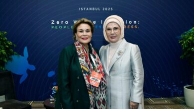 السيدة الأولى امينة أردوغان: تركيا تولي أهمية كبيرة للتعاون الدولي في سبيل معالجة قضايا المناخ والبيئة