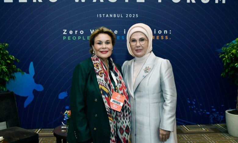 السيدة الأولى امينة أردوغان: تركيا تولي أهمية كبيرة للتعاون الدولي في سبيل معالجة قضايا المناخ والبيئة