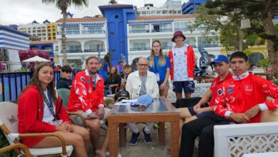 تهنئة من سفير تركيا للسباحين الاتراك المعجبين بالساحل الشمالي ودقة التنظيم