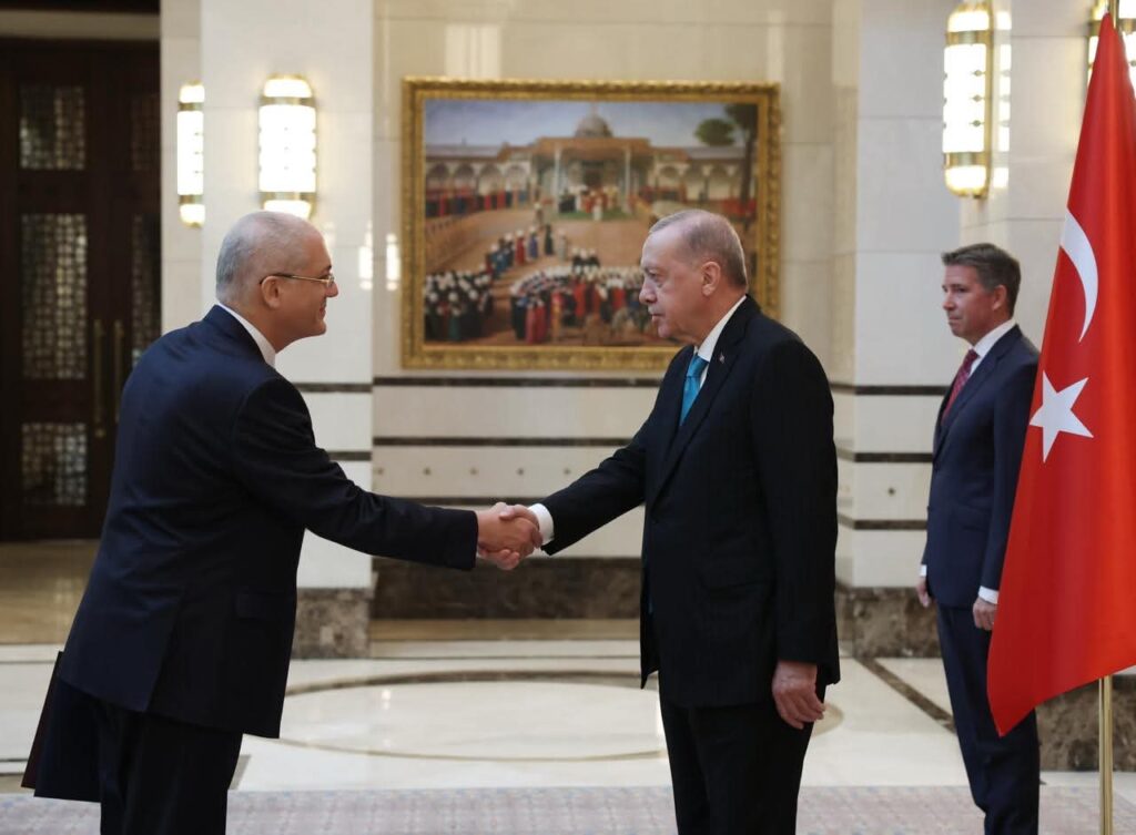 سفير جمهورية مصر العربية لدى تركيا يقدم أوراق اعتماده إلى الرئيس رجب طيب أردوغان