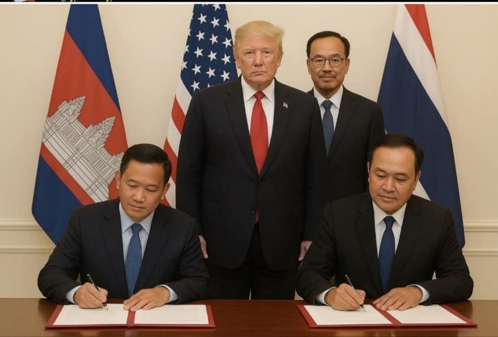 كمبوديا وتايلاند يوقعان اتفاقية سلام في ماليزيا بحضور ترامب كمبوديا وتايلاند يوقعان اتفاقية سلام في ماليزيا بحضور ترامب