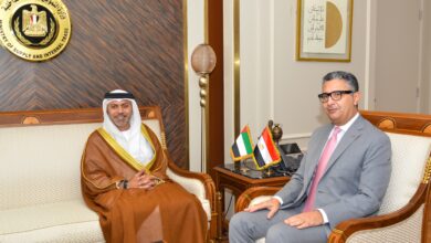 سفير الإمارات الجديد في زيارة لوزير التموين والتجارة الداخلية لبحث سبل تعزيز التعاون بين البلدين الشقيقين سفير الإمارات الجديد في زيارة لوزير التموين والتجارة الداخلية لبحث سبل تعزيز التعاون بين البلدين الشقيقين