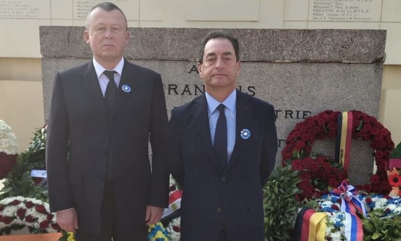 سفير اوكرانيا يشارك في احتفالية أقيمت في مقبرة الكومنولث العسكرية سفير اوكرانيا يشارك في احتفالية أقيمت في مقبرة الكومنولث العسكرية