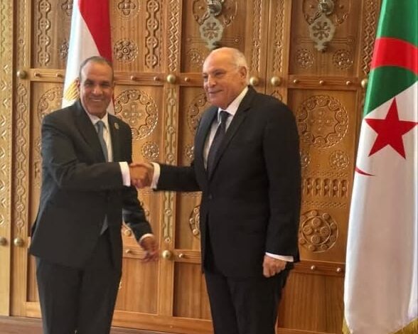 وزير الخارجية يلتقي نظيره الجزائري لبحث العلاقات الثنائية والقضايا محل الاهتمام المشترك