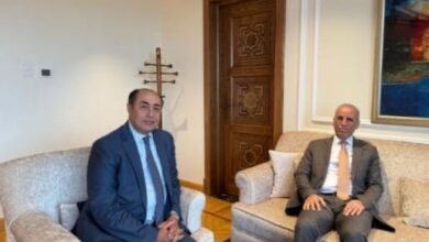 السفير العراقي يلتقي الأمين العام المساعد رئيس مكتب الأمين العام لجامعة الدول العربية.