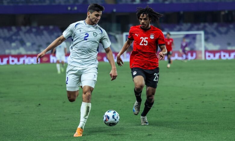 المنتخب الأوزبكستاني يسجل النصر المثيرة 2-0 على مصر في نصف نهائي كأس العين الدولية 2025