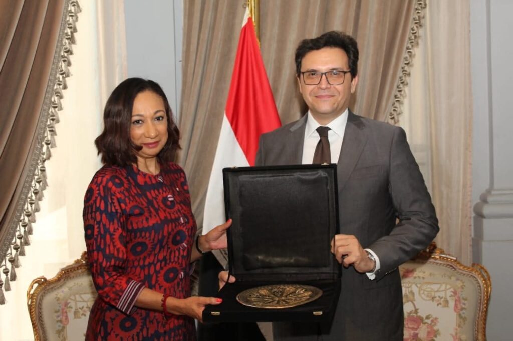 وزيرة الثقافة في كوت ديفوار مصرشريك محوري في حفظ التراث الإنساني وتعزيز التواصل بين شعوب القارة