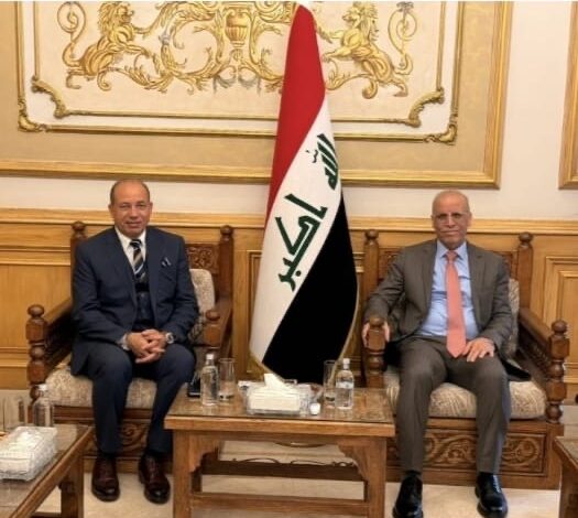 السفير العراقي يستقبل رئيس جامعة المنصورة في القاهرة السفير العراقي يستقبل رئيس جامعة المنصورة في القاهرة
