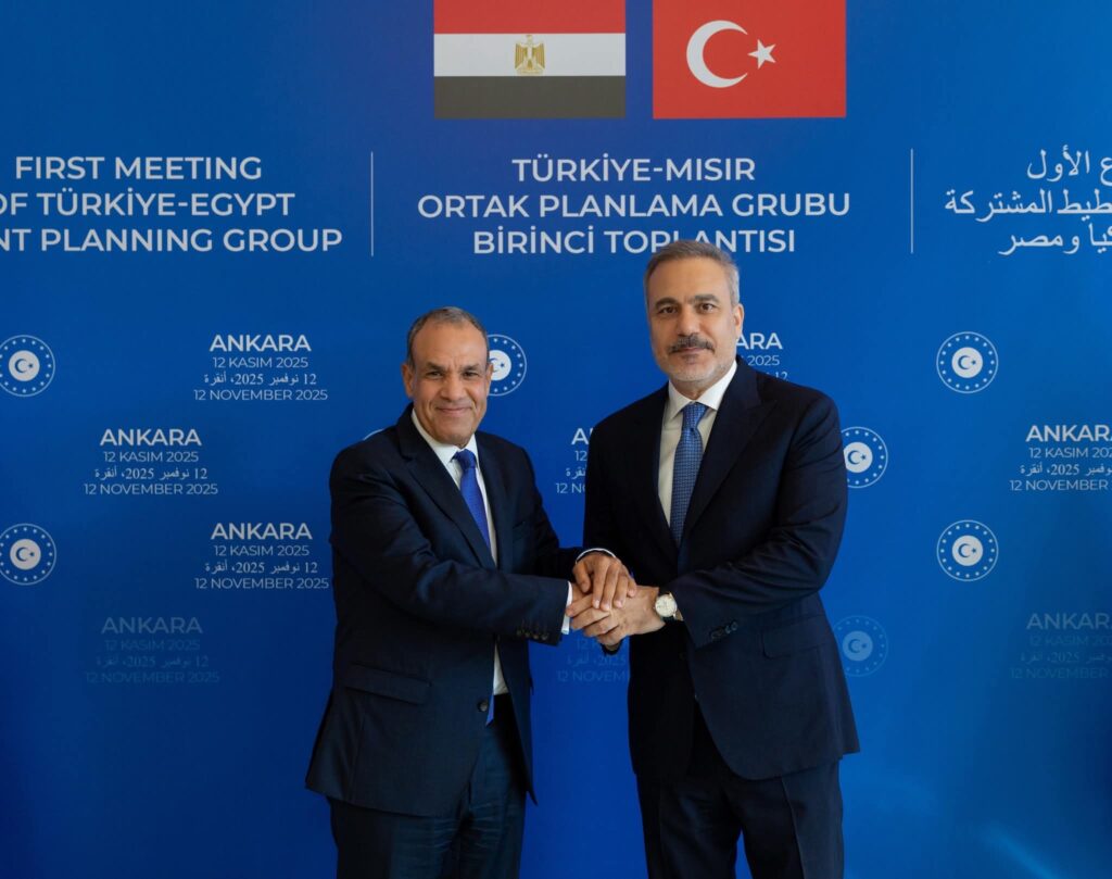 وزيرا الخارجية المصرى والتركى يشاركان فى اجتماع مجموعة التخطيط المشتركة بأنقرة