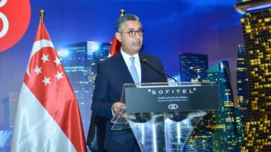 في عيد استقلال سنغافورة الستين وزير التموين مايجمع مصر وسنغافورة يتجاوز المصالح الاقتصادية الي منظومة القيم المشتركة