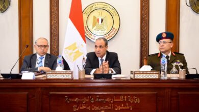 وزير الخارجية يستقبل الدارسين الأجانب فى وفد كلية الدفاع الوطني بالأكاديمية العسكرية للدراسات العليا والاستراتيجية