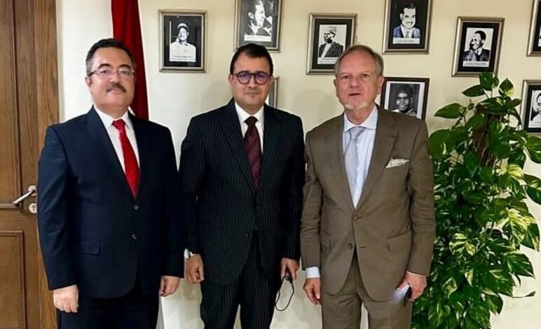 مساعد وزير الخارجية المعين للشئون الأفريقية يستقبل المبعوث الفرنسى لشؤون القرن الأفريقي والسودان