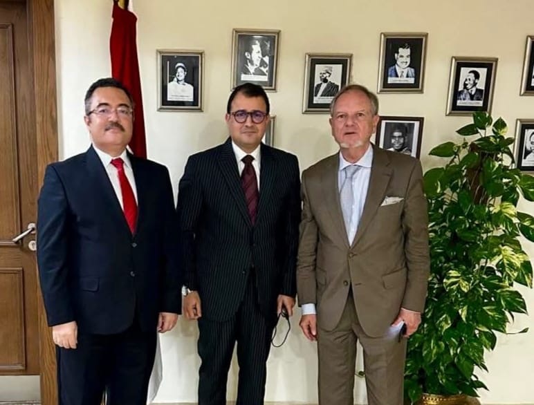 مساعد وزير الخارجية المعين للشئون الأفريقية يستقبل المبعوث الفرنسى لشؤون القرن الأفريقي والسودان