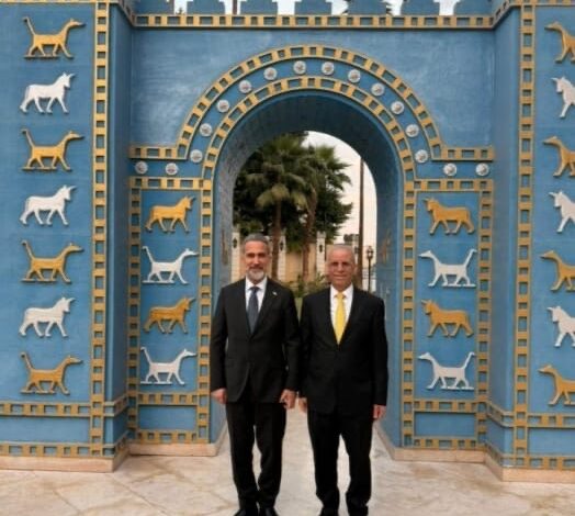 السفير العراقي يستقبل رئيس مجلس مفوضي هيئة الاعلام والاتصالات