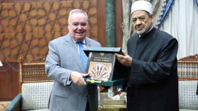شيخ الأزهر لرئيس منظمة فرسان مالطا: ضمير العالم الحر انتفض لنصرة غزة في وجه الجرائم ضد الأبرياء