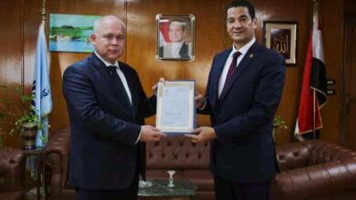 تعاون روسي مع اكاديمية السادات