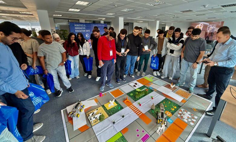 افتتاح الاسبوع الروسي للروبوتات بالاكاديمية العربية افتتاح الاسبوع الروسي للروبوتات بالاكاديمية العربية