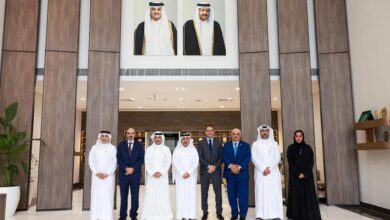 بحث تبادل الخبرات في مجال التدريب الدبلوماسي في زيارة المعهد الدبلوماسي القطري