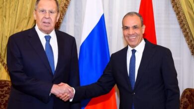 مشاورات سياسية بين وزيرى الخارجية المصرى والروسي بالقاهرة