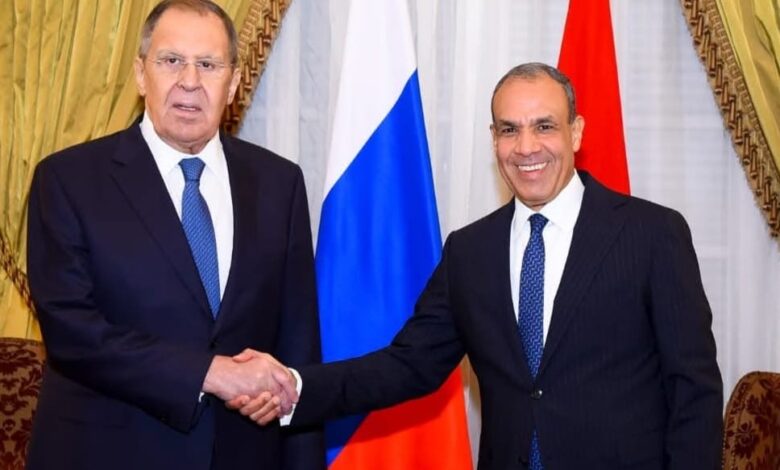 مشاورات سياسية بين وزيرى الخارجية المصرى والروسي بالقاهرة