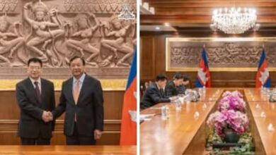 المبعوث الصيني الخاص يتحدث في بنوم بينه حول جهود إزالة التصعيد في كامبوديا-تايلاند المبعوث الصيني الخاص يتحدث في بنوم بينه حول جهود إزالة التصعيد في كامبوديا-تايلاند