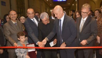 نفرتاري أحياء جمال اجمل الجميلات في معرض يفتتحه السفير الايطالي بالقاهرة