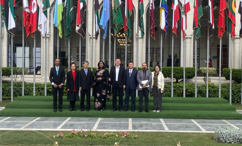 زيارة الوفد الصيني للترويج للدورة (8) لمعرض الصين والدول العربية